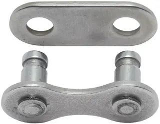 KMC Snap-On Narrow EPT Sølv Kjedelås Single, 2-pack, 1/2" x 3/32", Rustfritt