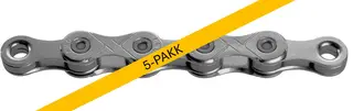 KMC e1 EPT Narrow El-Sykkel Kjede 5pk Single,5x130 ledd, 1/2"x3/32", Rustfritt