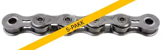 KMC e101 EPT Wide El-Sykkel Kjede 5pk Single, 5x112 ledd, 1/2"x1/8", Rustfritt