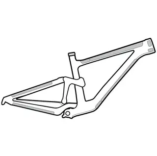 Lizard Skins Frame Wrap Kit Rammebesk 10 Lapper for komplett beskyttelse