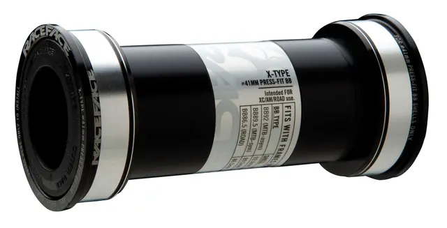 Race Face BB107 X-type Ø24 Kranklager Ø41x107mm PF, 24mm aksling, DH/Fatbike 