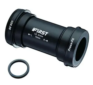 First Pressfit BB30 SRAM DUB Kranklager 73mm x ID42mm, Ø28.99mm, sort, alu