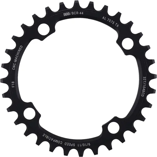 BBB MTBgear BCR-44 Krankdrev 104 BCD/4-arm, 9/10/11-Delt, Alu 