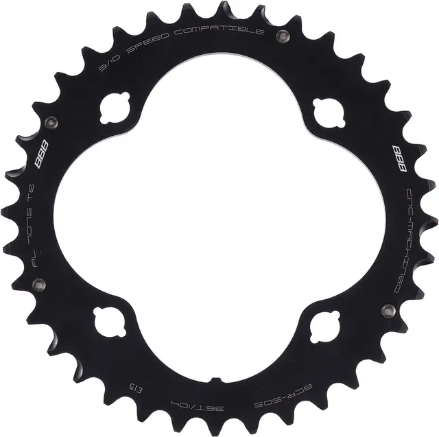 BBB MTBgear BCR-50S Krankdrev 104 BCD/4-arm, 9/10-delt, Alu 