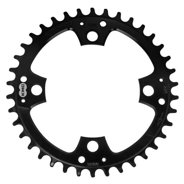 KMC MTB Krankdrev Sort 104 BCD/4-arm, Narrow Wide, Stål 