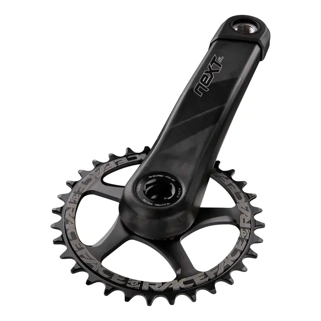 Race Face Next SL G5 Krankarmer 170mm RF136, u/drev, carbon, Sort, 370gr 