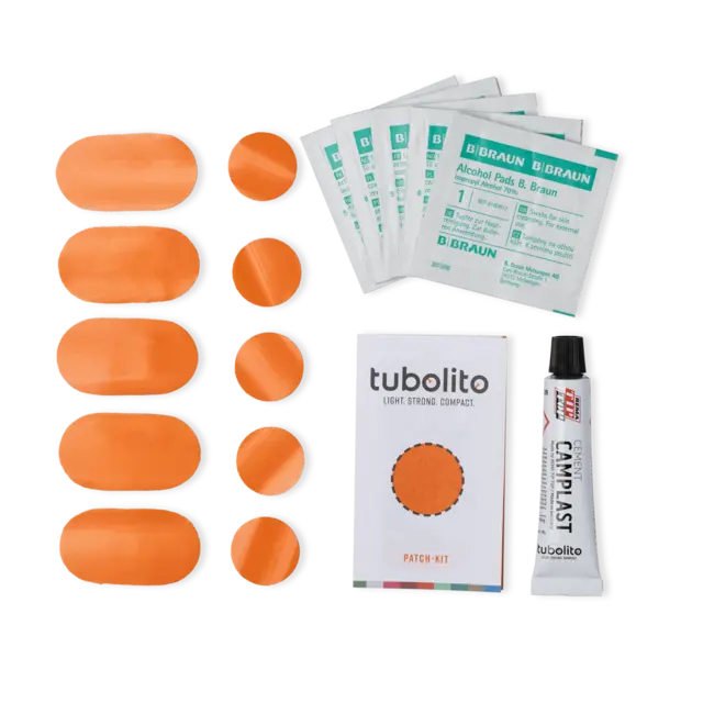 Tubolito TPU Lappesaker Sett m/10 lapper, lim og wipes 