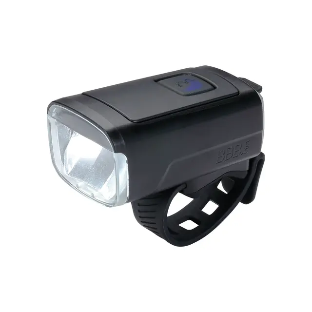 BBB Stud 50 Strap BLS-230 Frontlykt 200 lumens, USB, Sort 