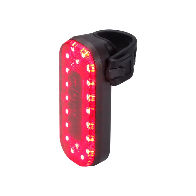 BBB Signal Radar BLS-251 Baklykt Radar+LED, Max 80 Lumens, USB-C, Sort 