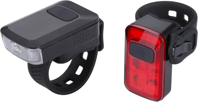 BBB Spark 2.0 BLS-153 Lyktesett 100+20 Lumens, USB-C, Sort 