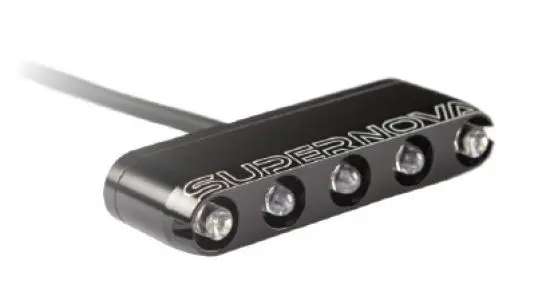 Supernova M99 TL 2 Baklykt 2.3W, 12V, Sort, 40g 
