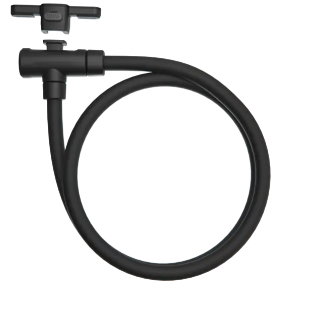 BBB KeyGuard BBL-112B Wirelås Nøkkel, Sort,15x1800mm,Level 8,m/brakett 