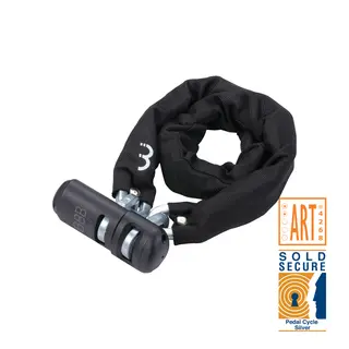 BBB SecureChain BBL-75 Kjettinglås Nøkkel, Sort, 9x900mm, Level 11