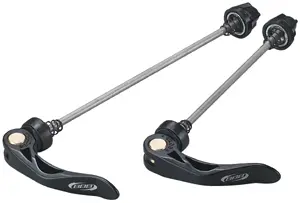 BBB Wheelblock BQR-01 Hurtigkobling Sett Sort, alu, 78gr 