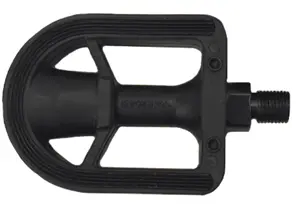 FPD Junior 1/2" Pedaler 1/2", sort, plast, passer Fauber krank 