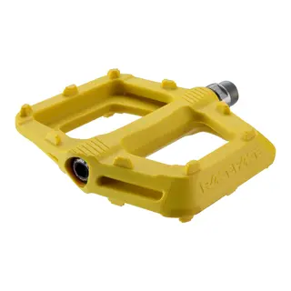 Race Face Ride Platformpedal Gul Nylon Composite, 110x101mm,18-pins,320gr