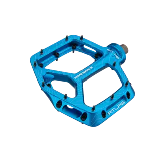 Race Face Atlas Platform Pedaler Blå Alu, 110x108mm, 20-pins, 376g