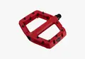 Race Face Chester Platformpedal L Rød Nylon Composite, 115x110mm, 22-pin, 355g