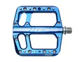 HT ANS12 Raven Platformpedal Blå Alu, 105x105x14mm,11-pins, 420g