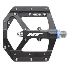 HT Evo AE03 Platformpedal Sort Aluminium, 102x96x11mm, 10pins, 352g