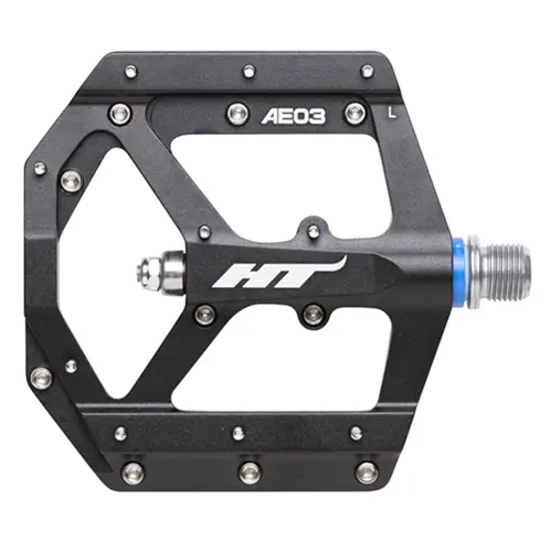 HT Evo AE03 Platformpedal Sort Aluminium, 102x96x11mm, 10pins, 352g 
