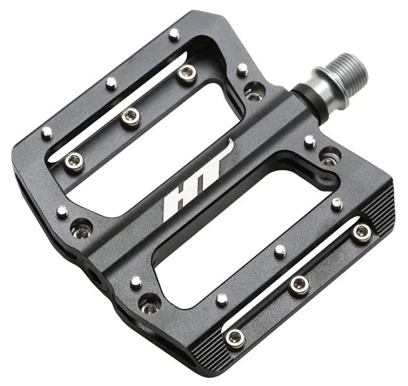 HT Nano AN14A Platformpedal Sort Aluminium, 94x95x17mm, 10pins, 475g 