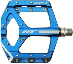 HT ANS10 Supreme Platformpedal Blå Alu, 100x100x16.6mm,10-pins, 368g