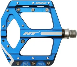 HT ANS10 Supreme Platformpedal Blå Alu, 100x100x16.6mm,10-pins, 368g
