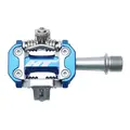 HT M2 XC Pedaler Blå Alu, m/cleats, 305g