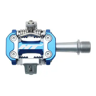HT M2 XC Pedaler Blå Alu, m/cleats, 305g
