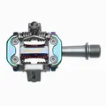 HT M2 XC Pedaler Oil Slick Alu, m/cleats, 305g