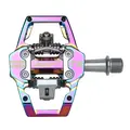HT T2 Enduro Pedaler Oil Slick Alu, 4-pins, m/cleats, 376gr