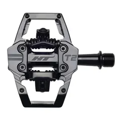 HT T2 Enduro Pedaler Alu, 4-pins, m/cleats, 376gr