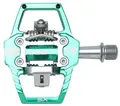 HT T2-SX BMX Pedaler Turkis Alu, 4-pins, m/cleats, 372gr