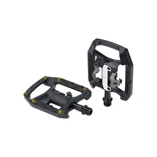 BBB DualChoice Trail BPD-62 KombiPedaler 9/16", 6 pins, Sort