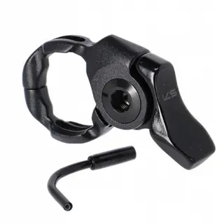 KS KGSL Remote Hendel Alu/Alu m/føringshylse, alu, universal, Ø22.2mm