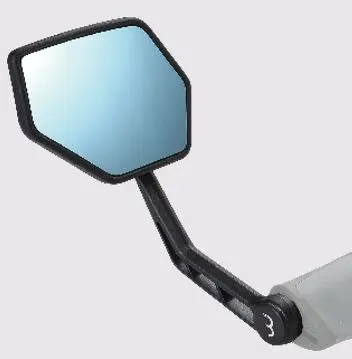 BBB E-View BBM-01 Venstre Speil Sort, Plast, innvendig montering 