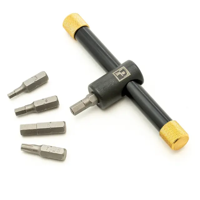 Pedro's T-Handle Bit Driver Unbrakosett 3, 4, 5, 6mm unbrako T25 Torx 