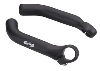 BBB Classic BBE-07 Bar Ends Sort Bøyd, alu, 150mm, 144 gr