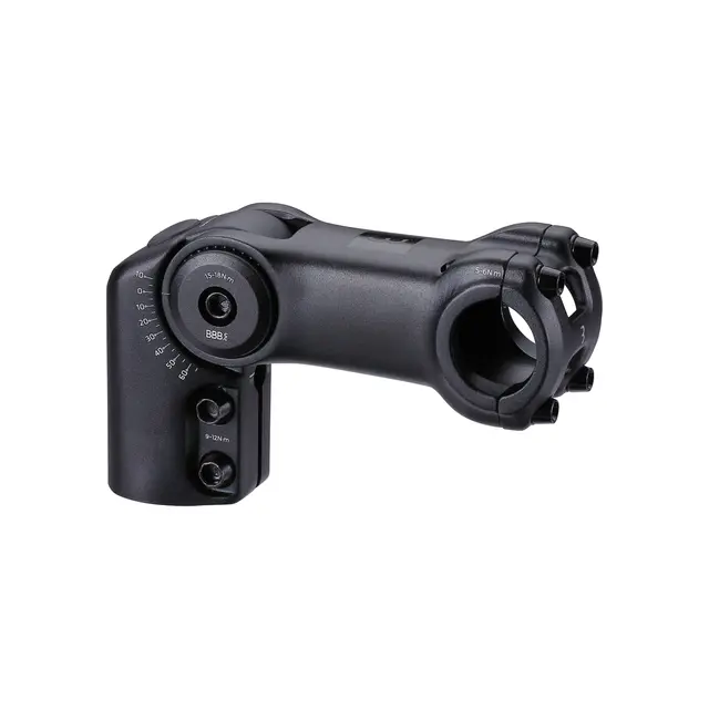 BBB HighFix BHS-34 Justerbar Stem 25.4 x +60/-40, sor,t alu, 283gr 