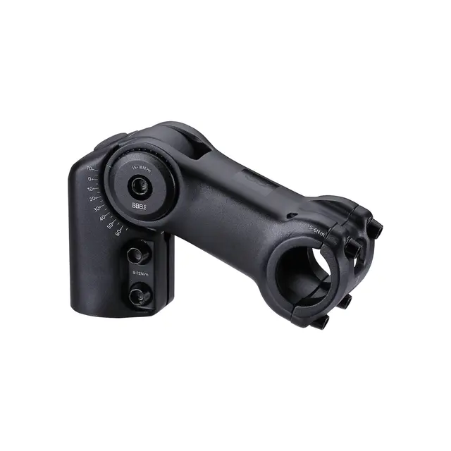 BBB HighFix BHS-34 Justerbar Stem 25.4 x +60/-40, sor,t alu, 283gr 