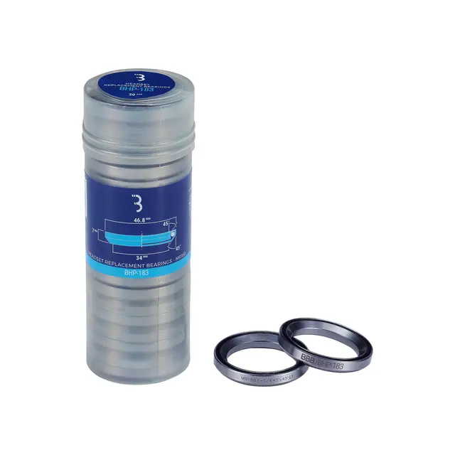 BBB BHP-183 Styrelager Løse Verksted 46.8x7mm, 45/45grader, MR168, 20pk 