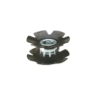 Ahead Stjerneinnsats 1" 1" (22mm), sort, stål