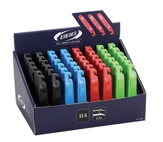 BBB Easylift BTL-81D Dekkspaker Display Sort/blå/rød/grønn, Displaybox 48 set
