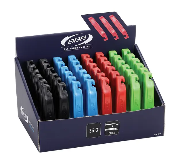 BBB Easylift BTL-81D Dekkspaker Display Sort/blå/rød/grønn, Displaybox 48 set 