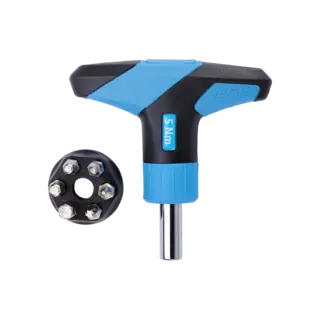 BBB TorqueFix BTL-119 5nm Momentnøkkel Blå/Sort, 5nm, T-Håndtak med 6 bits