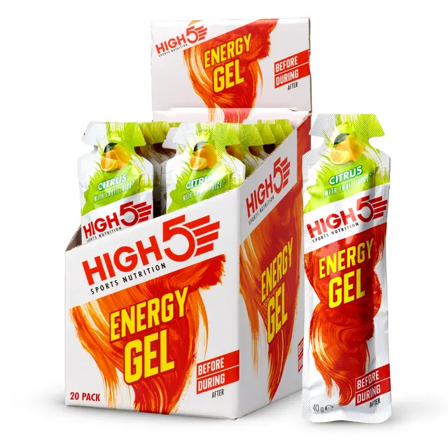 HIGH5 EnergyGel Sitrus 20pk, 40gr 