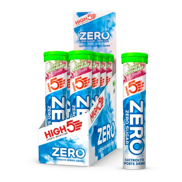 HIGH5 Zero Eple/Bringebær 8pk, 80gr - 20 tabletter 