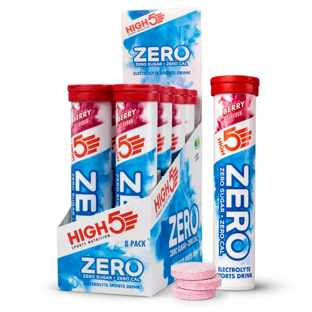 HIGH5 Zero Bær 8pk, 80gr - 20 tabletter 