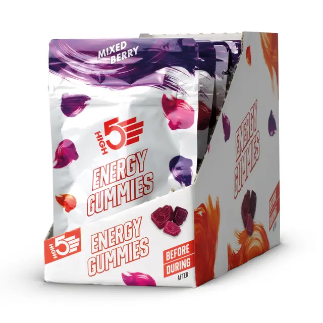 HIGH5 Energy Gummies Bær 10pk, 26g 